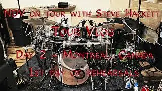 Nick D'Virgilio on tour with Steve Hackett_tour vlog day 2