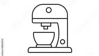 How to Draw a Coffee machine / easy drawing for kids ||