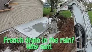 Installing A French Drain With The Takeuchi TB153fr
