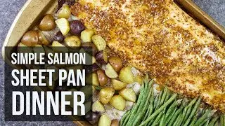 Simple Salmon Sheet Pan Dinner | Quick One Pan Fish Dinner Recipe by Forkly