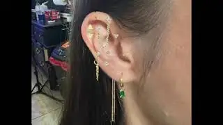 Ear Curation Project with a gold tone. (Friend&rsquo;s request)