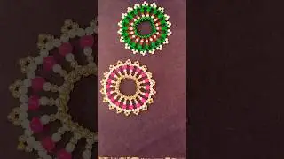 beaded articles/ motyachya vastu/ मोत्याच्या कलाकृती #pankhbeadsart #shorts #trending