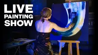 ABSTRACT PAINTING Performance Live on Stage!