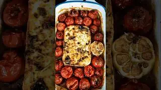 viral baked feta cheese pasta #shorts