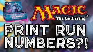 Magic The Gathering Print Run Numbers - 3 Thoughts