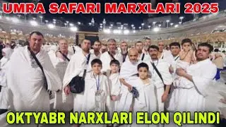 UMRA SAFARI NARXLARI 2025 OKTYABR OYI CHEGIRMALAR