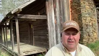 210 acres with creek frontage, wildlife, log home farmhouse in Ellijay, GA,