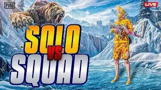 PUBG Mobile Live🔥 SOLO VS SQUAD FULL RUSH GAMEPLAY 🎀 #pubglive #pubgmobile #pubgmobilelive