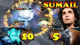 SUMAIL TRYING OUT MAGNUS OFFLANE GOT CARRIED BY THIS #10 STORM SPIRIT | DOTA2ORBS