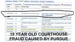Volusia Corruption Exposed! 19-year-old court fraud; #newstatus