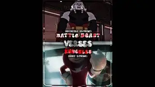 Battle Beast vs Knuckles (Movie) #sonicthehedgehog #invisible #battle #edit #battlebeast #knuckles