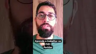Como trabalhar no PJE! Simples e direto!