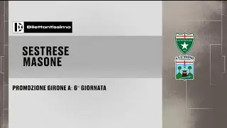 SESTRESE - MASONE 5-1 | PROMOZIONE | GIRONE A | 6&deg; GIORNATA | 19/10/2025