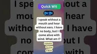 How Fast Can You Solve This Riddle? ⏳🧩#brainteaser #challenge #engageyourmind