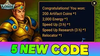 LORDS MOBILE 5 Redeem Code: Don't Miss Out | Codes Lords Mobile 2025 | Lords Mobile Kode
