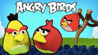 Play Doh ANGRY BIRDS Surprise Eggs |  Fun Toys by Hooplakidz How To
