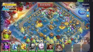 Castle Clash , Ronin , Top Talent, Sacred Light, Crests Scorch , Forest Ward, GW Plan