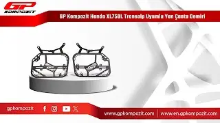 GP Kompozit Honda XL750L Transalp 2023 - 2024 Uyumlu Yan &Ccedil;anta Demiri Montajı