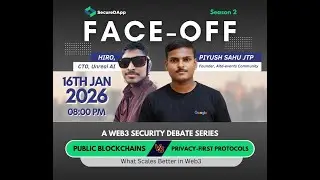 Public #blockchains vs Privacy-First #protocols  | Face-Off S2 Ep1 | SecureDApp