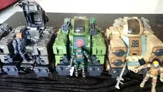B2Five wave 0 & 1 line up - Acid Rain World 1:28 scale action figures and vehicles