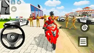 🥵New Spiderman Vs Police With Car & Bike 🥰Modified Hayabusa Bike Showroom🎉