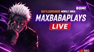 MAX BABA PLAYEZZ  is live bgmi live stream target 1k subscribers like and subscribe 🙏