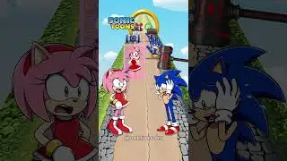 Sonic vs Amy Rose! New Save Run Epic Challenge! #Sonic #SonicTheHedgehog