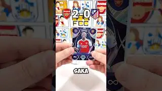 ARSENAL VS ATLETICO MADRID Pack Opening | Match Attax 2026 Champions League Match Prediction #shorts