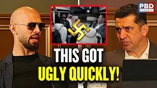 Andrew Tate CORNERED When PBD Asks Him About Playing Heil H*tler Song!