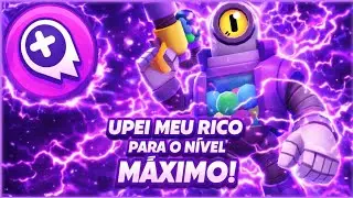 UPEI MEU RICO PARA O NÍVEL MÁXIMO + HIPERCARGA NO BRAWL STARS 