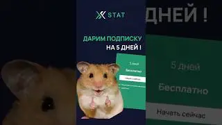 Бесплатная подписка на 5 дней в сервисе аналитики маркетплейсов XSTAT
