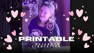 Printable SajaBoys Lightstick Mini Pi&ntilde;ata 
