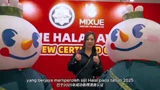 100+ new MIXUE outlets are now officially Halal certified by JAKIM for 2025.