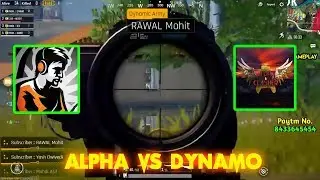 HYDRA DYNAMO VS ALPHA CLASHER - PUBG MOBILE INTENSE FIGHT EVER IN PUBG MOBILE