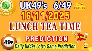 UK 49s Lunch time Tea time prediction UK 49 prediction for today Win Uk49 Lotto Uk49 teatime
