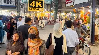 Lahore Pakistan, The Culture & Everyday Business Of Inner City | 4K Walking Tour Of Bustling Streets