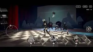 A2, 2B, 9S [Nier Reincarnation X Nier Automata collaboration] test gameplay
