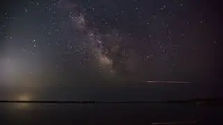Our Galaxy, Milky Way over Korission Lagoon, Corfu