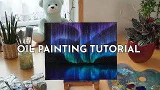 How to paint the Northern Lights | Oil Painting Tutorial