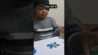 Easy Clay art for beginners #shorts #clay #clayart #claycraft #art #funny