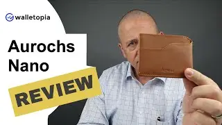 Aurochs Nano is a card wallet with a design surprise!