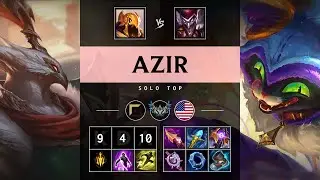 Azir Top vs Shaco - NA Challenger Patch 25.17