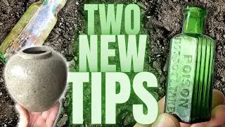 Two New Tips - Bottle Dump Digging, Scotland, Fife + Glass Resin Repair - Ep 94