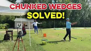 CHEAT CODE to stop chunking wedges!! You NEED this lesson. #golf #golftips #golfdigest #pga 