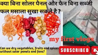 homemade Solar Dryer (Dehydrator) for home usein low price/cost