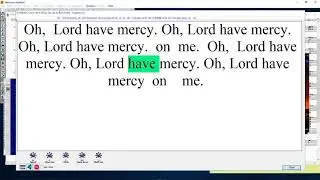 Oh, Lord, Have Mercy On Me by Ron Porter   language English