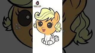 Applejack My Little Pony how to draw #shorts #howtodraw #mylittlepony #applejack