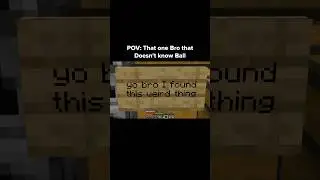 Основной момент Minecraft
