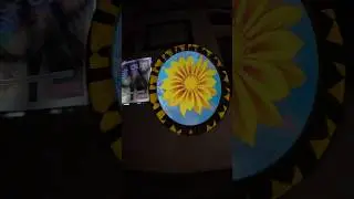 Projection Mapping an oval picture frame with visuals #immersiveexperience #digitalart #visuals #ai