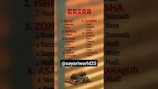 Rakat Of All Times Namaz 🤍🥀#namaz #new #allah #islamic #islam #sayariworld